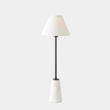 Surya GV Richmond Richmond Buffet Lamp-White/Bronze/White 35"H x 12"W x 12"D Table Lighting