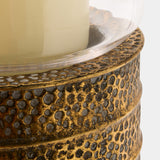 Surya GV Zigrino Zigrino Hurricane-Antique Copper 43"H x 10"W x 10"D Candleholder/Candle