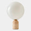 Surya GV Orb Orb Table Lamp-Travertine 18"H x 12"W x 12"D Table Lighting