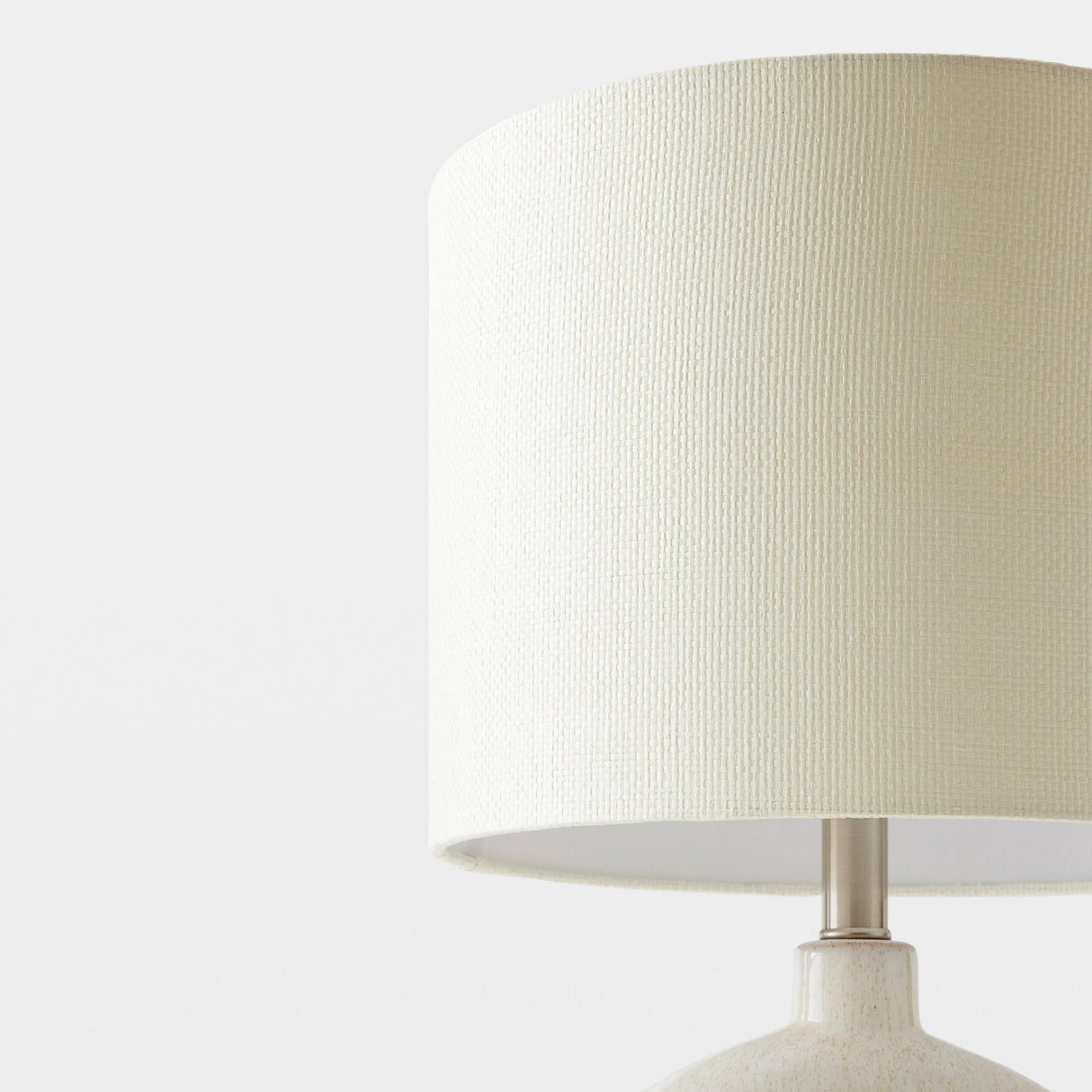Surya GV Open Ring Open Ring Lamp-White 23"H x 13"W x 13"D Table Lighting
