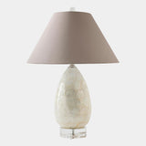 Surya GV Lydia Abalone Lydia Abalone Scaled Lamp-Gray 28"H x 20"W x 20"D Table Lighting