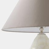 Surya GV Lydia Abalone Lydia Abalone Scaled Lamp-Gray 28"H x 20"W x 20"D Table Lighting