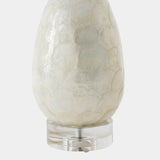 Surya GV Lydia Abalone Lydia Abalone Scaled Lamp-Gray 28"H x 20"W x 20"D Table Lighting