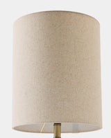 Surya GV Armen Armen Striped Ceramic Table Lamp-White Stripes 18"H x 9"W x 9"D Table Lighting