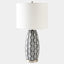 Surya GV Rippled Wave Rippled Wave Lamp-Gray 29"H x 15"W x 15"D Table Lighting