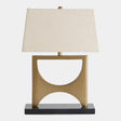 Surya GV Eta Eta Table Lamp-Antique Brass 22"H x 9"W x 15"D Table Lighting