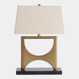 Surya GV Eta Eta Table Lamp-Antique Brass 22"H x 9"W x 15"D Table Lighting