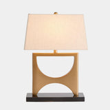 Surya GV Eta Eta Table Lamp-Antique Brass 22"H x 9"W x 15"D Table Lighting