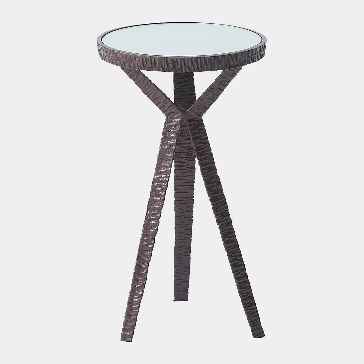 Surya GV Gamgee Gamgee Round Drink Table-Antique Bronze 20"H x 11"W x 11"D Accent Table