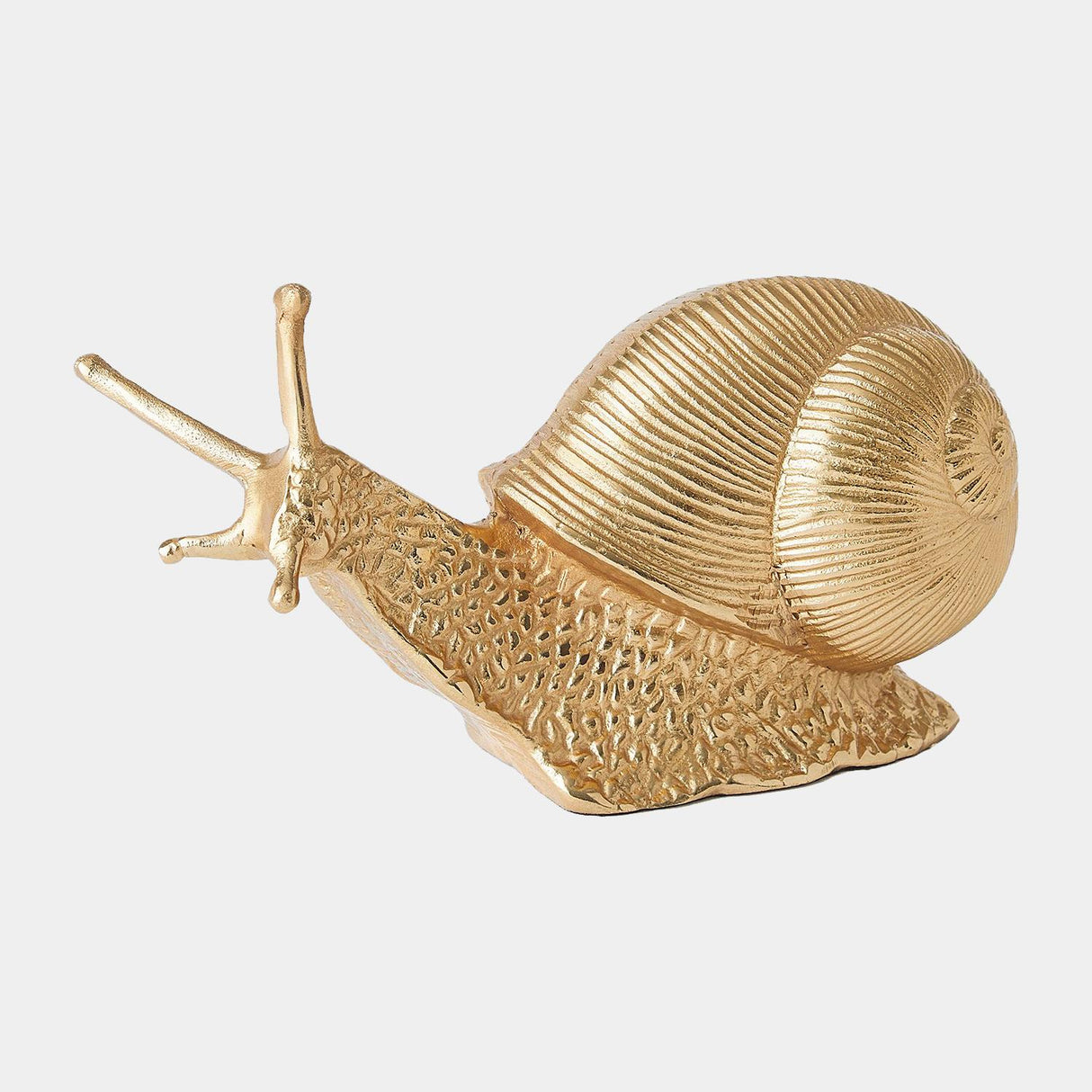 Surya GV Slowcoach Slowcoach Snail-Gold 6"H x 4"W x 10"D Decorative Sculpture