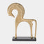 Surya GV Deco Deco Horse-Gold 13"H x 3"W x 11"D Decorative Sculpture