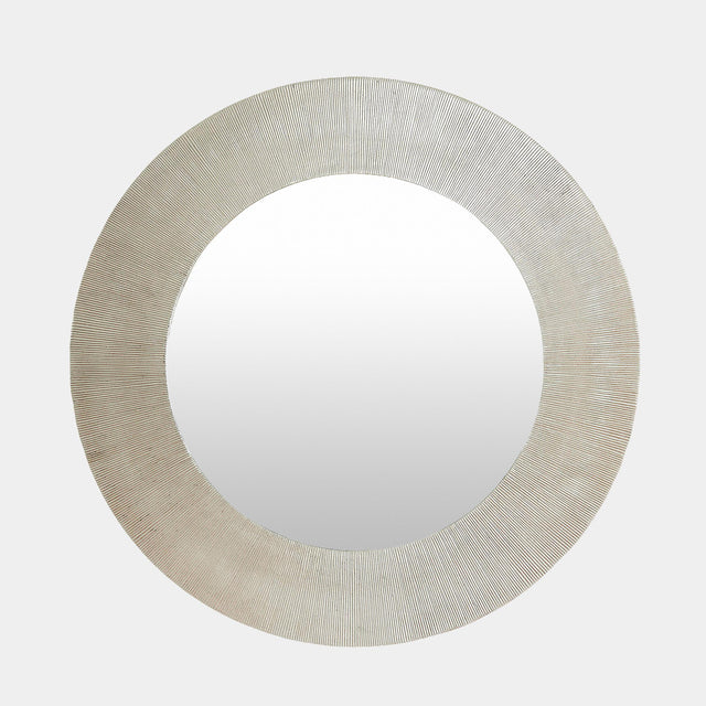 Surya GV Loretta Loretta Mirror-Nickel 35"H x 35"W x 1"D Mirror