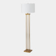 Surya GV Four Pillar Four Pillar Floor Lamp-Satin Brass 66"H x 18"W x 18"D Floor Lighting