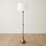 Surya GV Gear Gear Floor Lamp-Antique Brass 64"H x 18"W x 18"D Floor Lighting