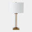 Surya GV Franklin Franklin Glass Tube Table Lamp-Antique Brass 20"H x 12"W x 12"D Table Lighting