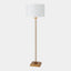 Surya GV Franklin Franklin Glass Tube Floor Lamp-Antique Brass 64"H x 18"W x 18"D Floor Lighting