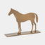 Surya GV Horse Sculpture Horse Sculpture-Antique Brass 6"H x 2"W x 7"D Decorative Sculpture