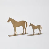 Surya GV Horse Sculpture Horse Sculpture-Antique Brass 6"H x 2"W x 7"D Decorative Sculpture