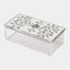Surya GV Lacey Inlay Lacey Inlay Box-Rectangle-Gray/Cream 3"H x 4"W x 8"D Box