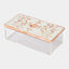 Surya GV Lacey Inlay Lacey Inlay Box-Rectangle-Brown/Cream 3"H x 4"W x 8"D Box