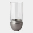 Surya GV Elliptic Elliptic Hurricane 14"H x 6"W x 6"D Candleholder/Candle