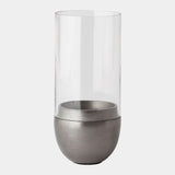 Surya GV Elliptic Elliptic Hurricane 14"H x 6"W x 6"D Candleholder/Candle