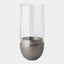 Surya GV Elliptic Elliptic Hurricane 14"H x 6"W x 6"D Candleholder/Candle