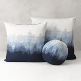 Elaine Smith Artful Midnight Orb Blue 12" Round Decorative Pillow