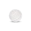 Elaine Smith Luxe Stripe Pebble Orb White 12" Round Decorative Pillow