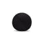 Elaine Smith Plush Charcoal Orb Black 12" Round Decorative Pillow