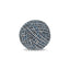 Elaine Smith Thumbprint Indigo Orb Deep Blue 12" Round Decorative Pillow