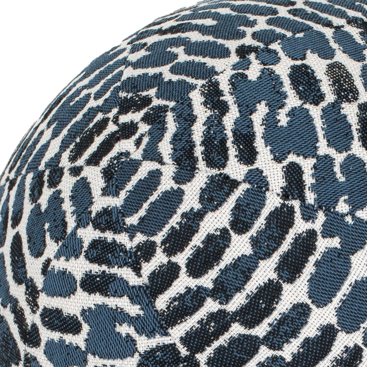 Elaine Smith Thumbprint Indigo Orb Deep Blue 12" Round Decorative Pillow