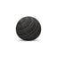 Elaine Smith Luxe Stripe Charcoal Orb Black 12" Round Decorative Pillow