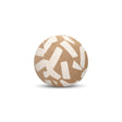 Elaine Smith Fascination Caramel Orb Brown 12" Round Decorative Pillow