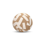 Elaine Smith Fascination Caramel Orb Brown 12" Round Decorative Pillow