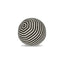Elaine Smith Sincerity Ebony Orb Black 12" Round Decorative Pillow