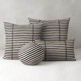 Elaine Smith Sincerity Ebony Orb Black 12" Round Decorative Pillow
