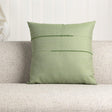 Elaine Smith Micro Fringe Meadow Green 20"x20" Decorative Pillow