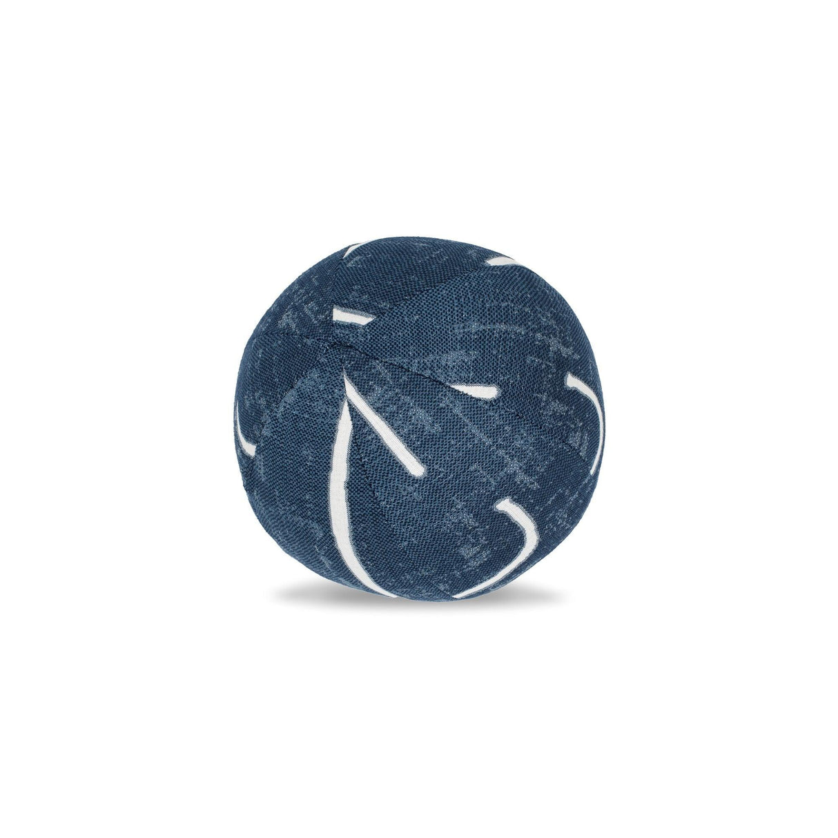 Elaine Smith Instinct Denim Orb Blue 12" Round Decorative Pillow