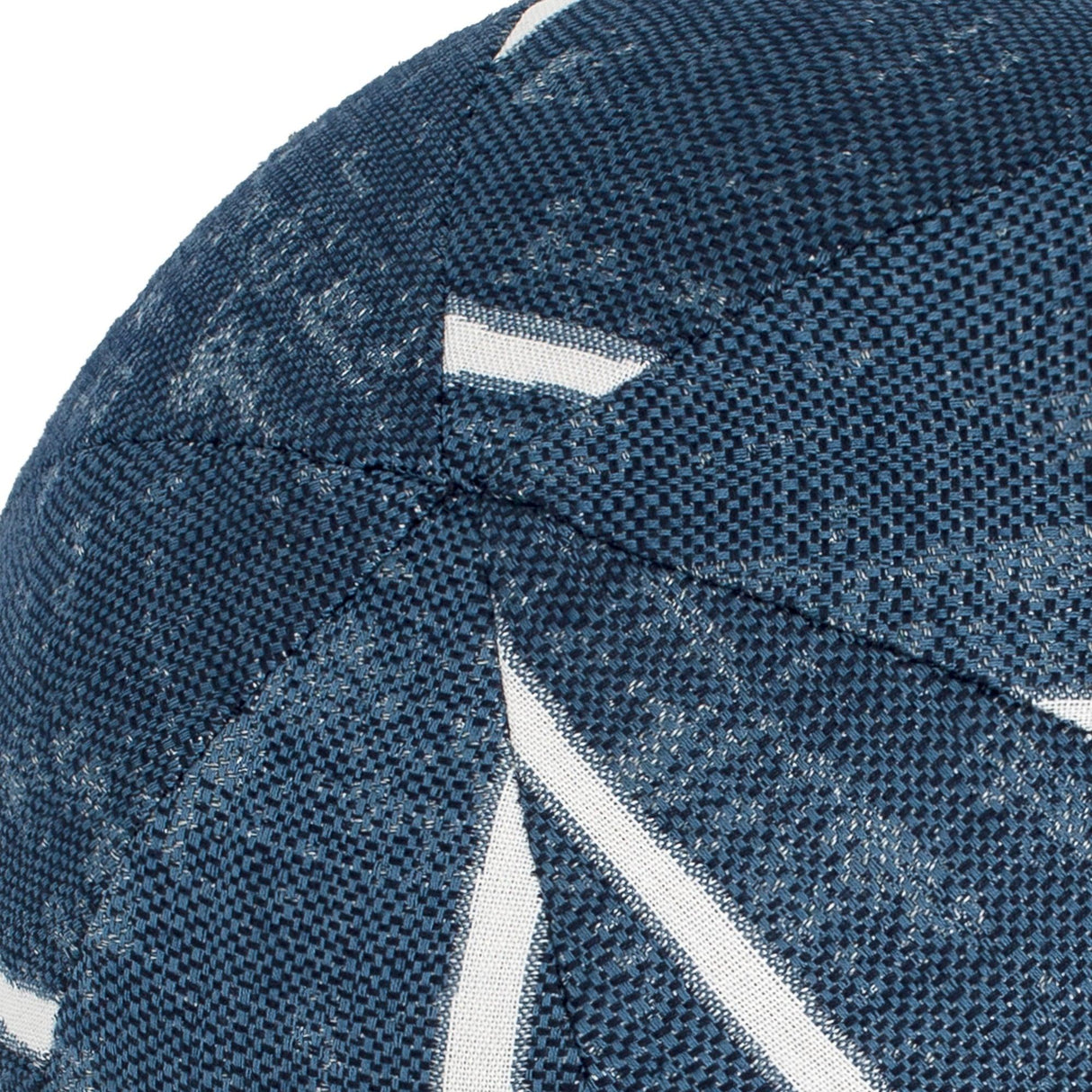 Elaine Smith Instinct Denim Orb Blue 12" Round Decorative Pillow