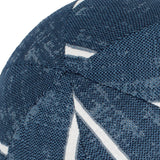 Elaine Smith Instinct Denim Orb Blue 12" Round Decorative Pillow