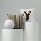 Elaine Smith Comfort Oyster Orb Ivory 12" Round Decorative Pillow