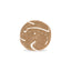 Elaine Smith Instinct Caramel Orb Brown 12" Round Decorative Pillow