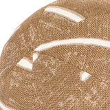 Elaine Smith Instinct Caramel Orb Brown 12" Round Decorative Pillow