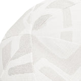 Elaine Smith Noble Alabaster Orb White 12" Round Decorative Pillow