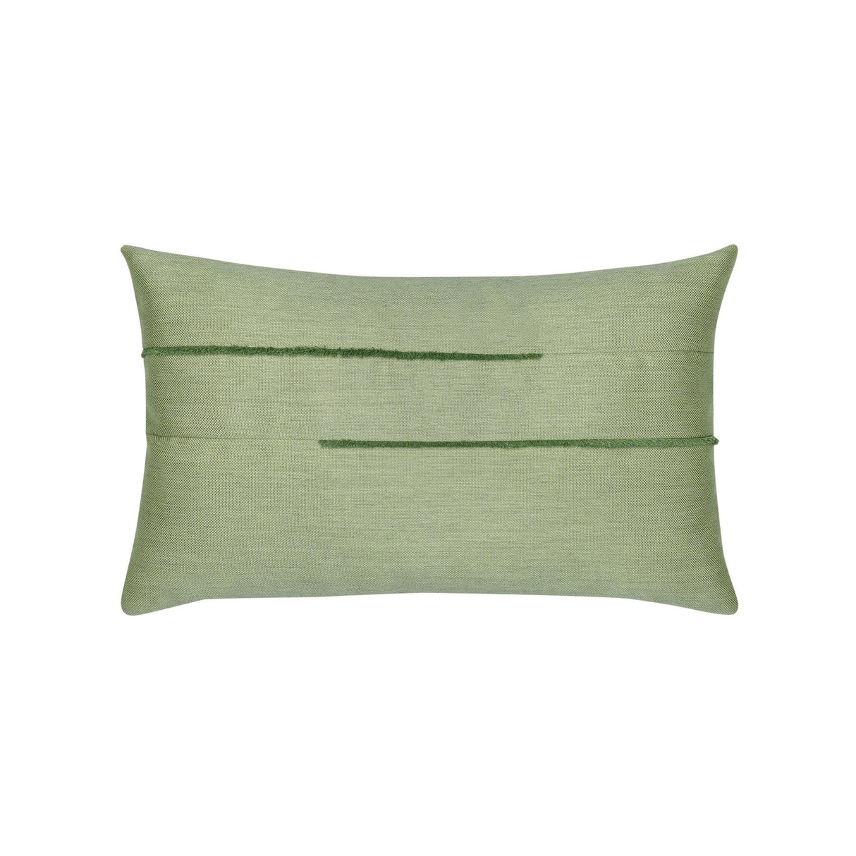Elaine Smith Micro Fringe Meadow Green 12"x20" Decorative Pillow