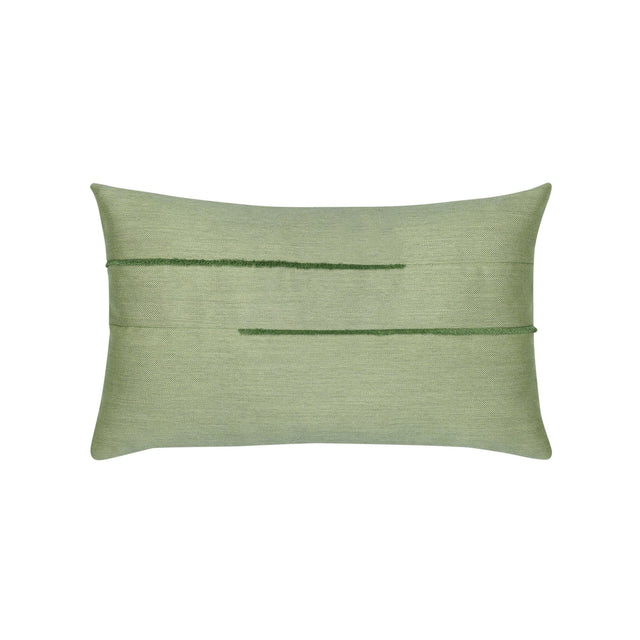Elaine Smith Micro Fringe Meadow Green 12"x20" Decorative Pillow