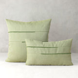 Elaine Smith Micro Fringe Meadow Green 12"x20" Decorative Pillow