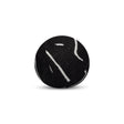 Elaine Smith Instinct Ebony Orb Black 12" Round Decorative Pillow