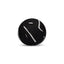 Elaine Smith Instinct Ebony Orb Black 12" Round Decorative Pillow